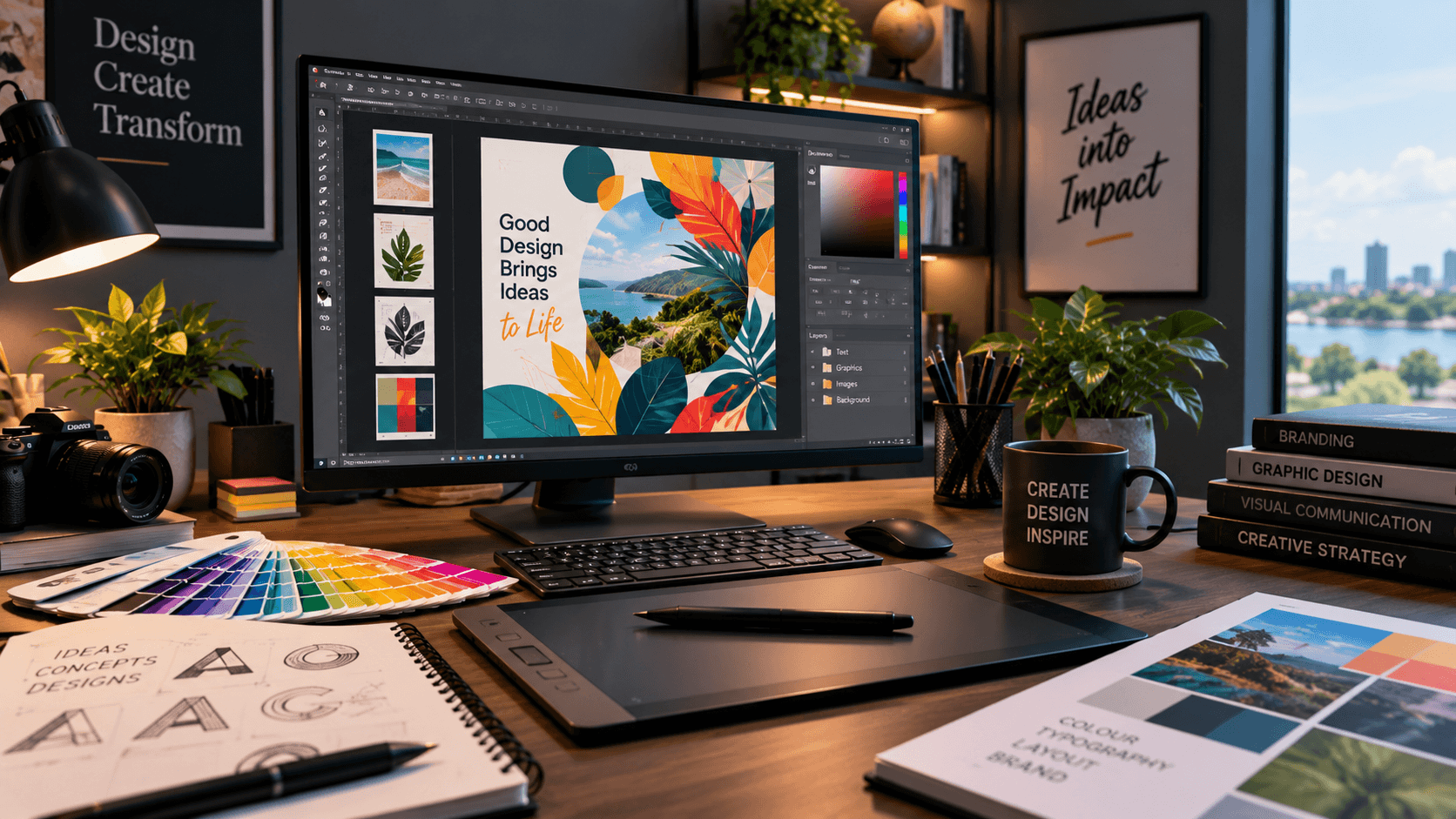 Graphic Design professional at work
