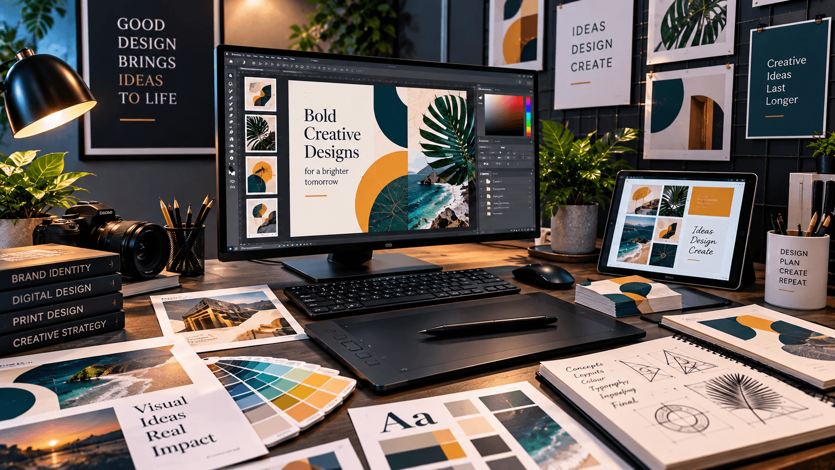Graphic Design professional at work